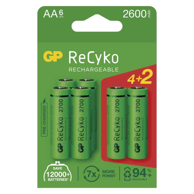 Nabíjacia batéria GP ReCyko 2700 (AA)