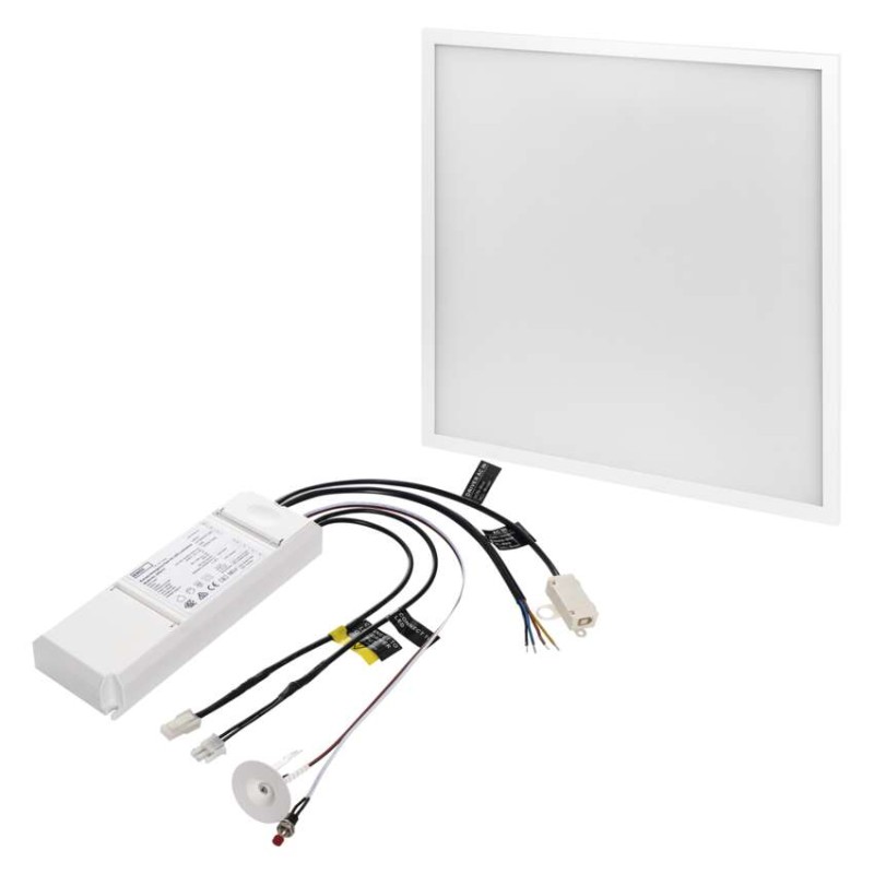 LED panel PROXO 60 x 60 cm, 40 W, 4240 lm, neutrální bílá, Emergency