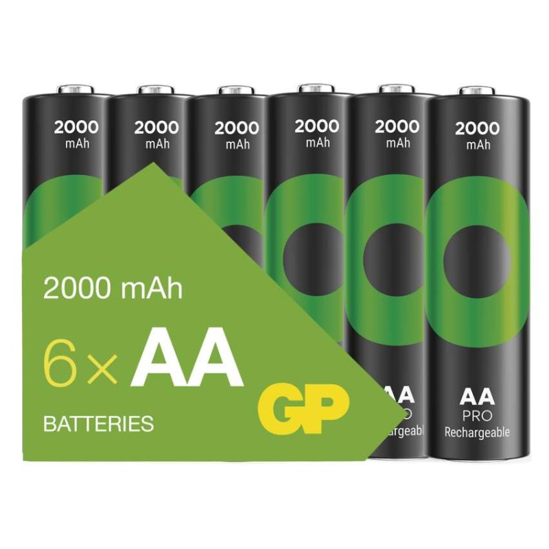 Nabíjecí baterie GP ReCyko Pro Professional AA (HR6), 6 ks