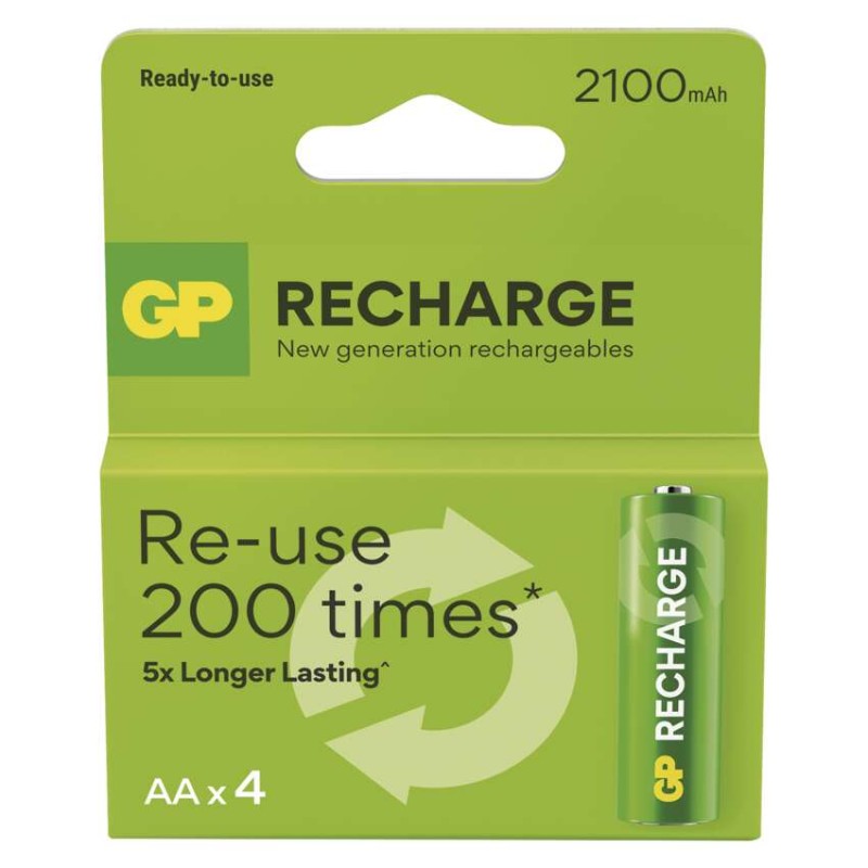 Nabíjecí baterie GP Recharge 2100 AA (HR6) 4ks