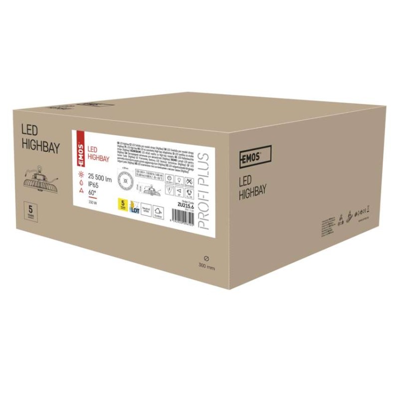 LED priemyselné závesné svietidlo HIGHBAY ASTER 60° 150W