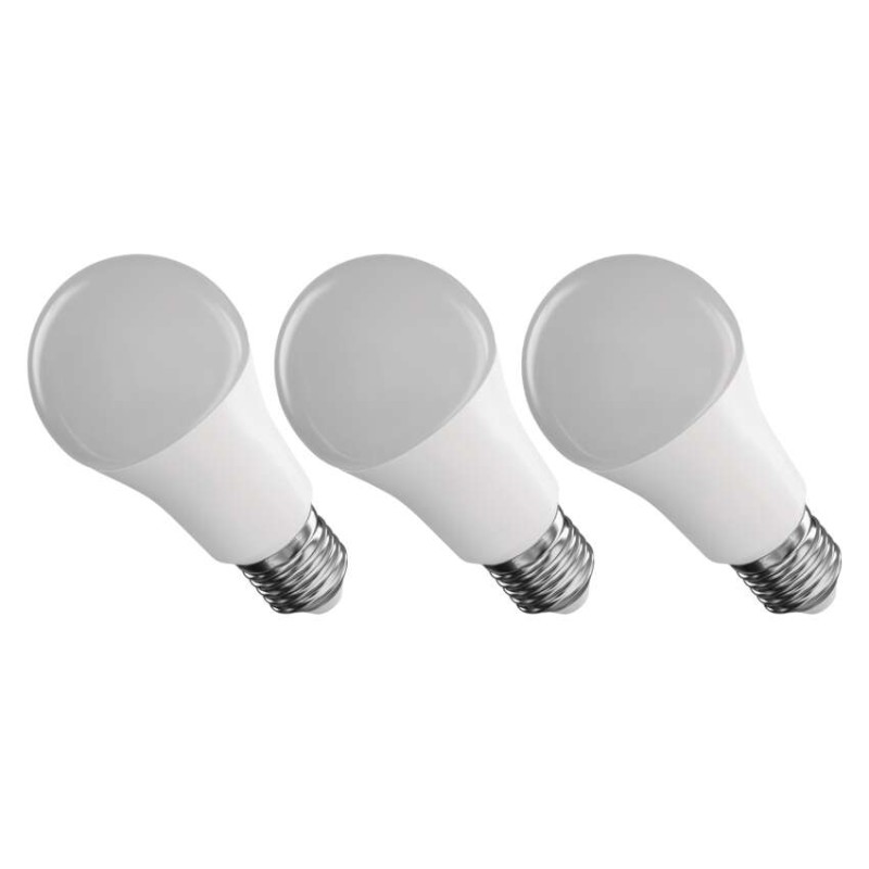 Sada GoSmart: 3x LED žárovka E27 / 9W / RGB / stmívatelná / Wi-Fi