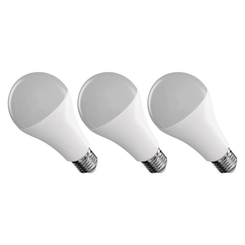 Sada GoSmart: 3x LED žárovka E27 / 14W / RGB / stmívatelná / Wi-Fi