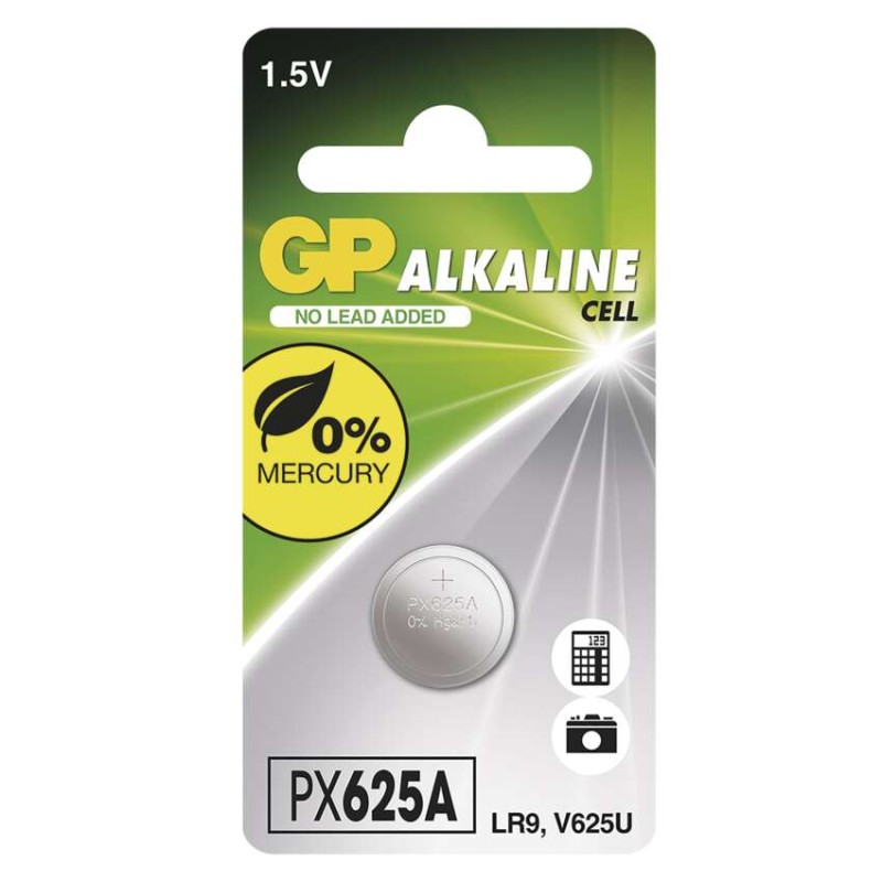 GP Alkáli gombelem 625A 1db/bliszter akciós termékkép 1