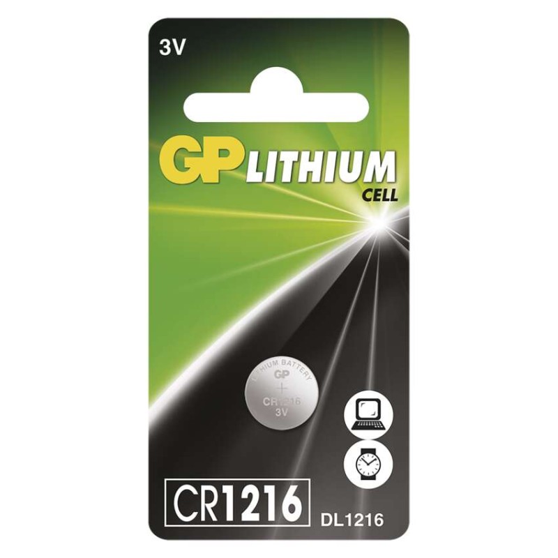 GP Lítium gombelem CR1216 1db/bliszter akciós termékkép 1