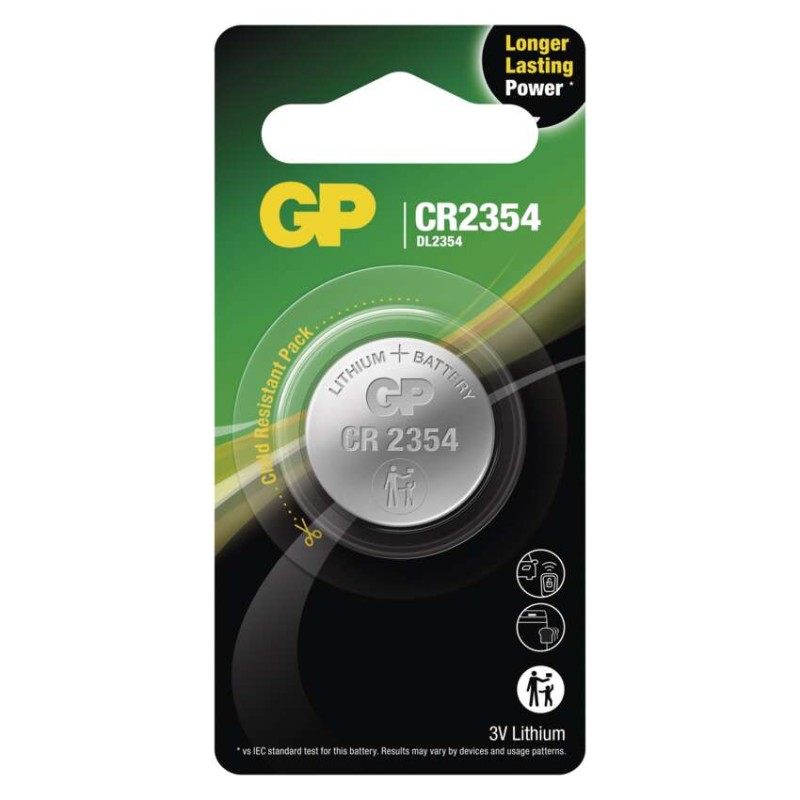 GP Lítium gombelem CR2354 1db/bliszter akciós termékkép 1