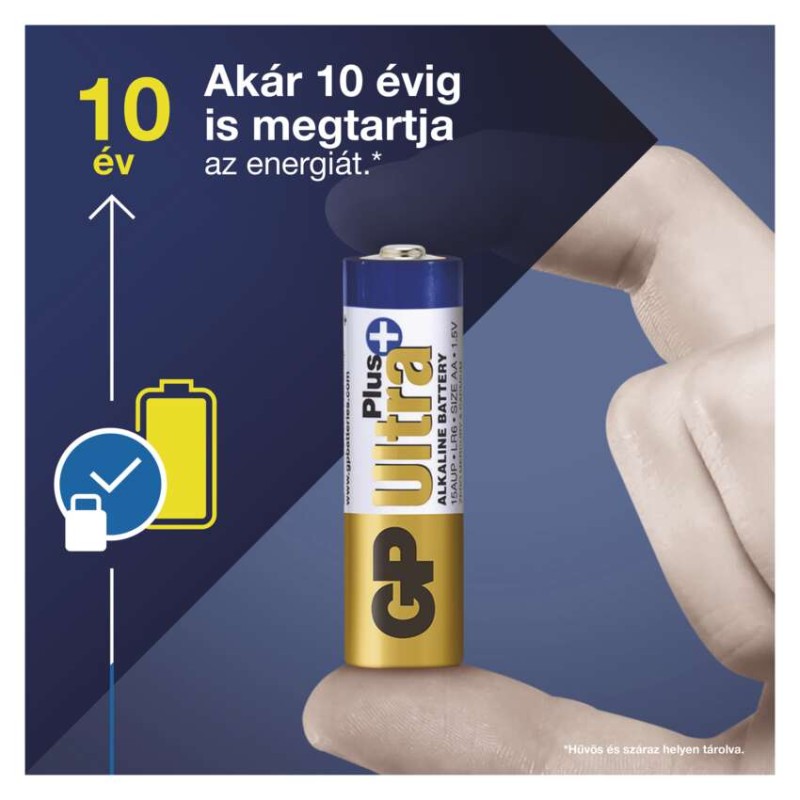 GP Ultra Plus Alkáli elem AA 4db/bliszter