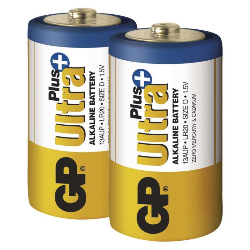 GP Ultra Plus Alkáli elem LR20 (D) 2db/bliszter