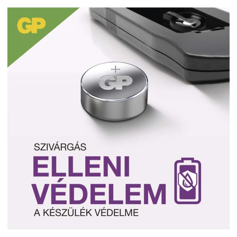 GP Alkáli gombelem A76 (LR44) 10db/bliszter