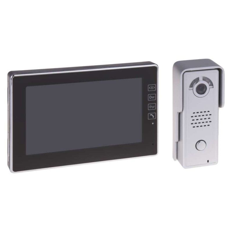 Domácí videotelefon EMOS s pamětí, barevná sada, H1018