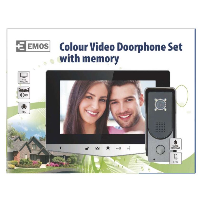 Sada videovrátnika EMOS EM-05R s ukladaním snímkov