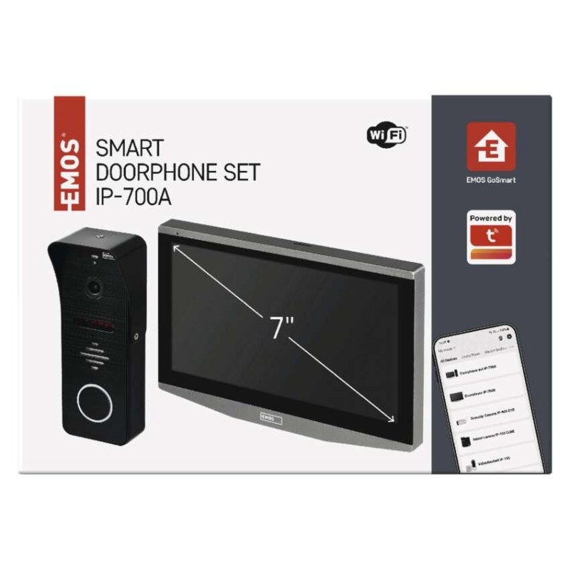 GoSmart Otthoni wifis video kaputelefon szett EMOS IP-700A 