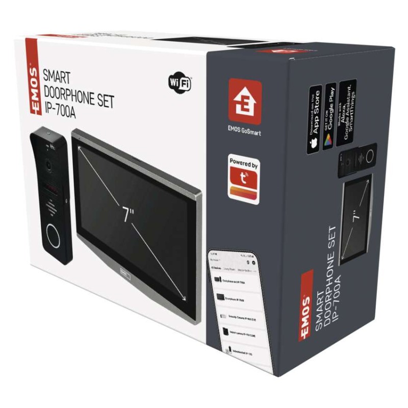 GoSmart Otthoni wifis video kaputelefon szett EMOS IP-700A 