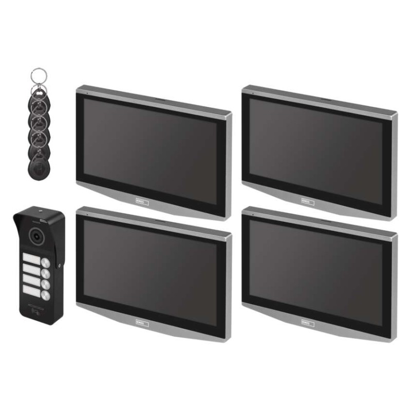 GoSmart Sada videovrátnika IP-750 pre 4 účastníkov