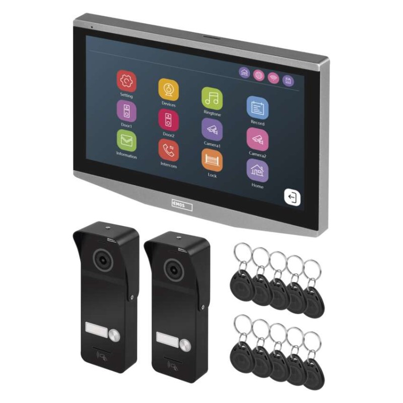 GoSmart Sada videovrátnika IP-750 s 2 vstupmi
