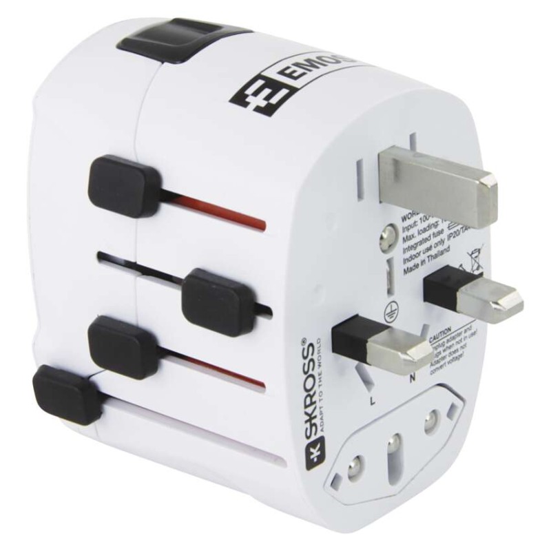 EMOS Utazó adapter 1.103200 fehér