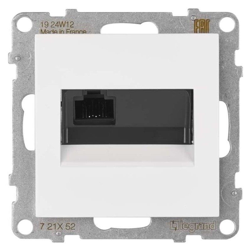 Legrand Suno zásuvka datová RJ45, bílá