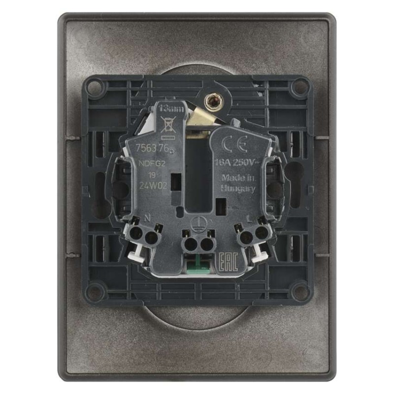 Legrand Valena Life zásuvka dvojnásobná, černá