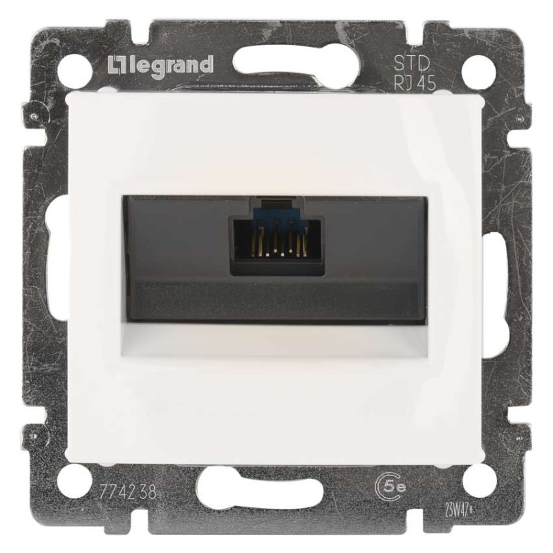 Legrand Valena zásuvka RJ45, biela