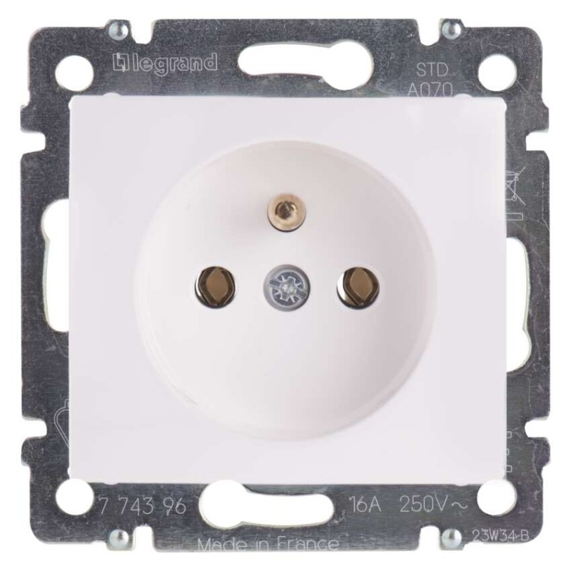 Legrand Valena zásuvka jednonásobná, bílá