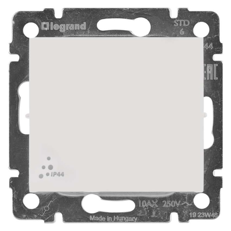 Legrand Valena přepínač střídavý č. 6, IP44, stříbrný