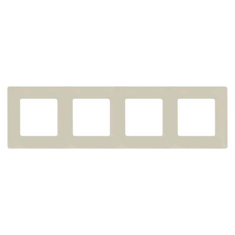 Legrand Niloé rámik štvornásobný, béžová