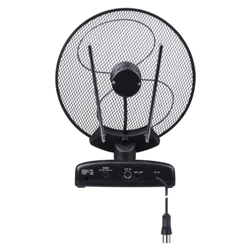 Szobaantenna EM-022, 0–25 km, DVB-T2, DAB, FM, LTE/4G szűrő