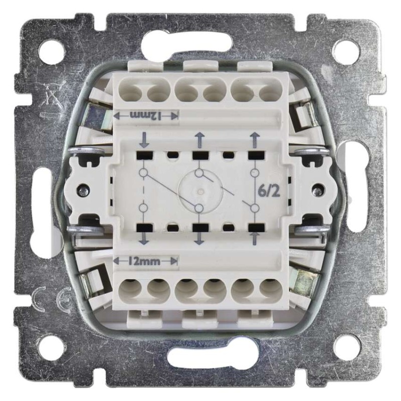 Legrand Valena vypínač dvojitý striedavý č. 6+6