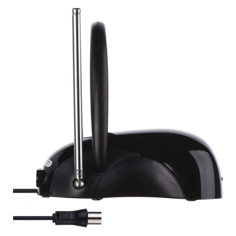 Anténa pokojová EM-004, 0–25 km, DVB-T2, DAB, FM, filtr LTE/4G