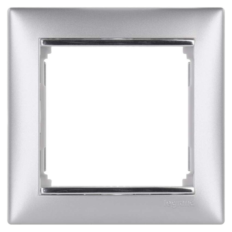 Legrand Valena rámeček stříbrný s pruhem