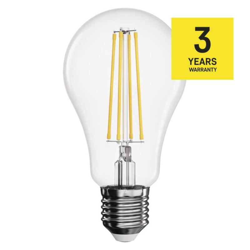 LED izzó Filament A60 / E27 / 11 W (100 W) / 1 521 lm / természetes fehér