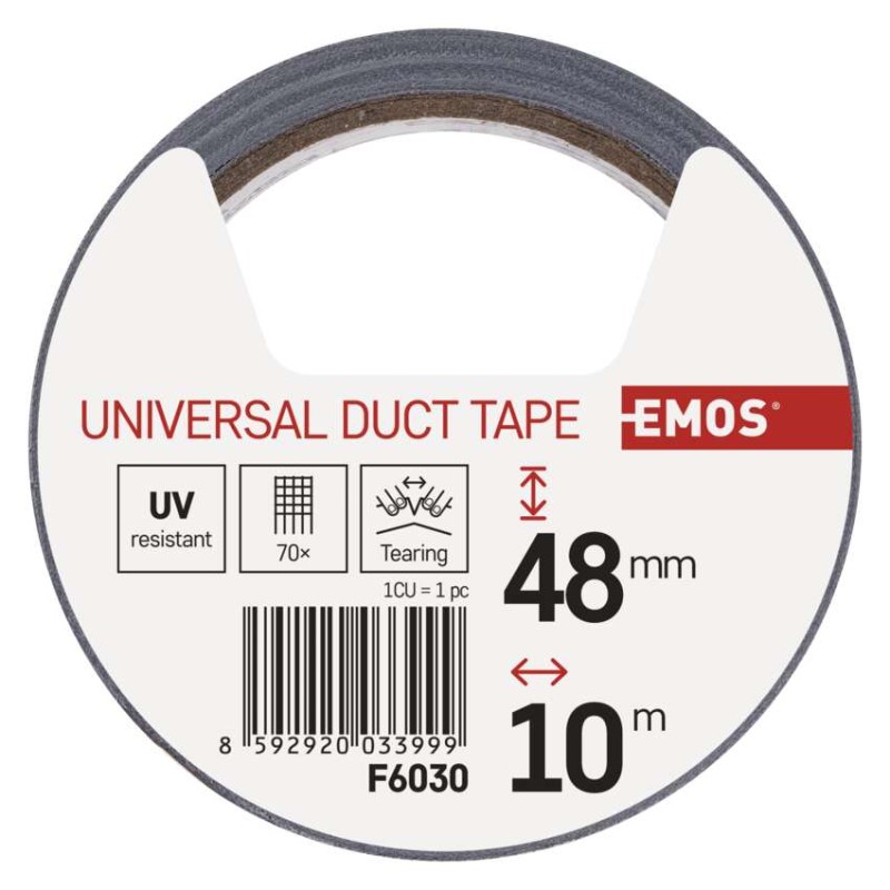 Univerzální páska 48mm / 10m DUCT TAPE, 10 ks, display box