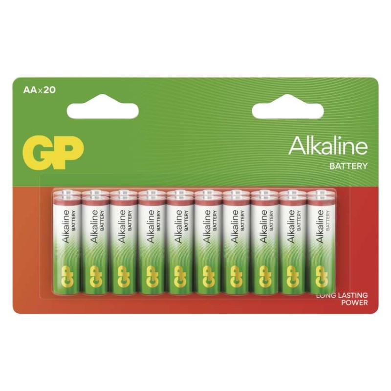 GP Alkaline elem LR6 (AA), 20db akciós termékkép 1