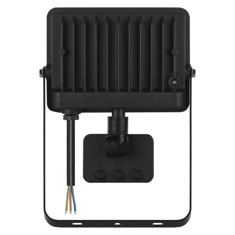 LED reflektor SIMPO s pohybovým čidlem, 30 W, černý, neutrální bílá