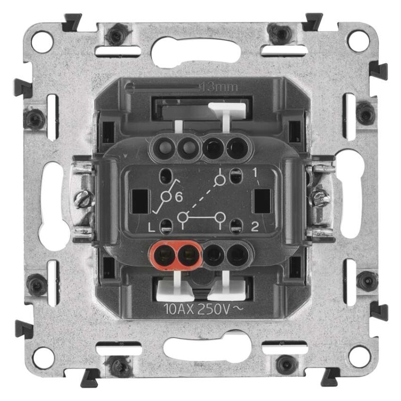 Legrand Valena Life vypínač striedavý č. 6, biela