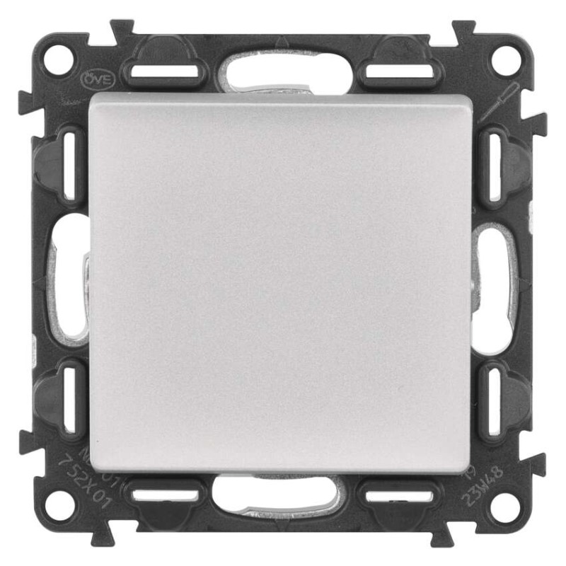 Legrand Valena Life spínač č. 1, hliník