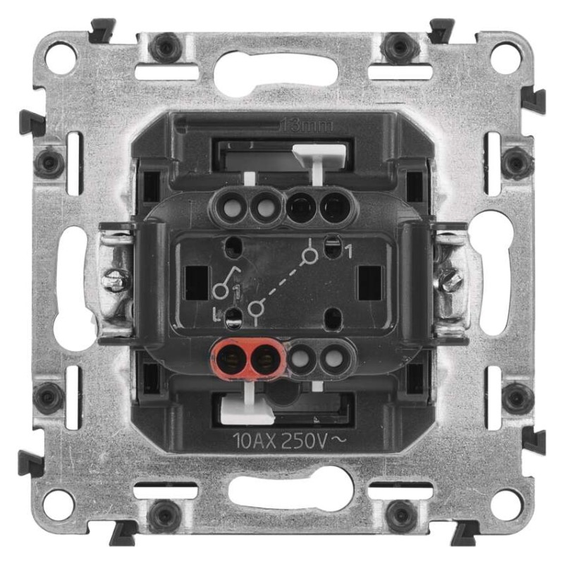 Legrand Valena Life spínač č. 1, hliník