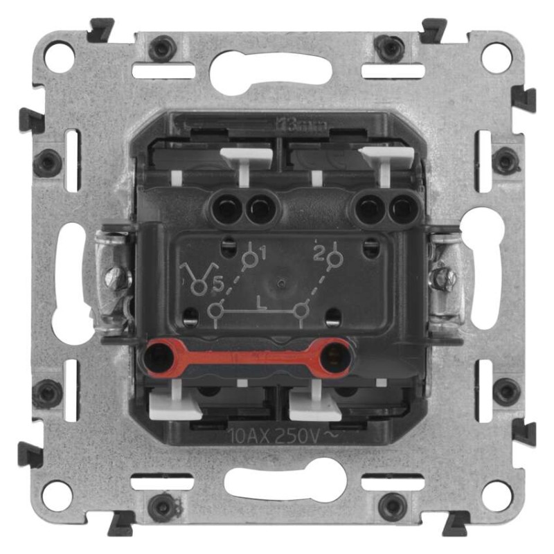 Legrand Valena Life vypínač sériový č. 5, hliník