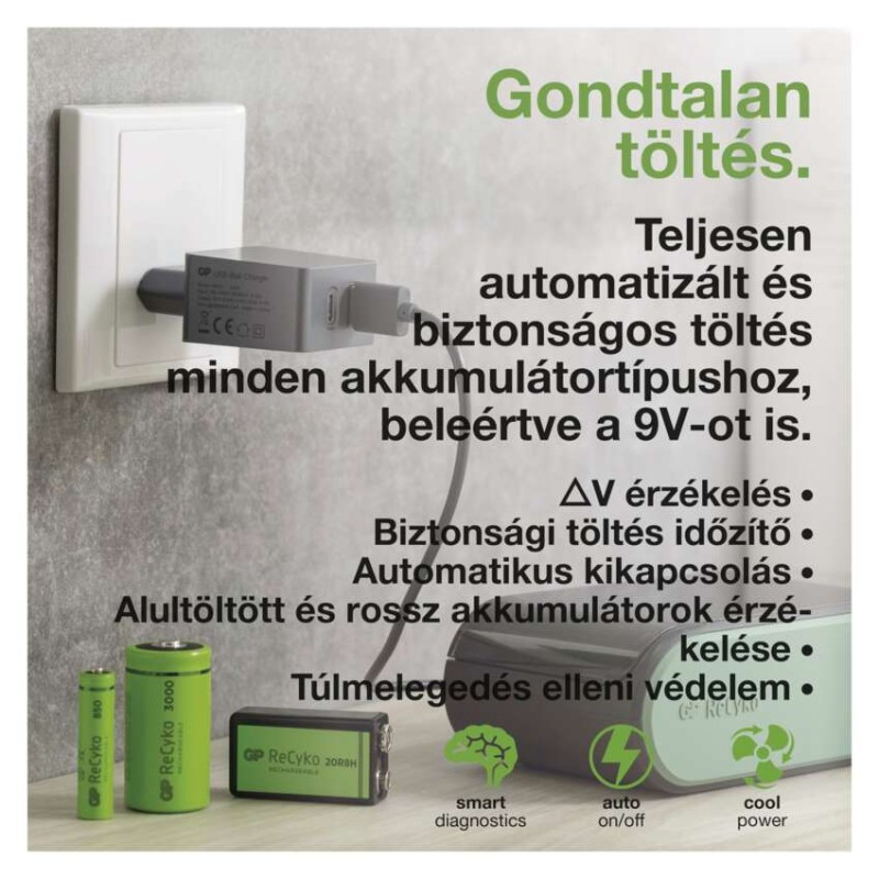 GP Univerzális töltő GP B631