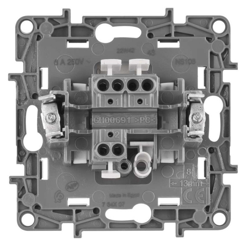 Legrand Niloé ovládač tlačidlový zapínací 1/0, béžová
