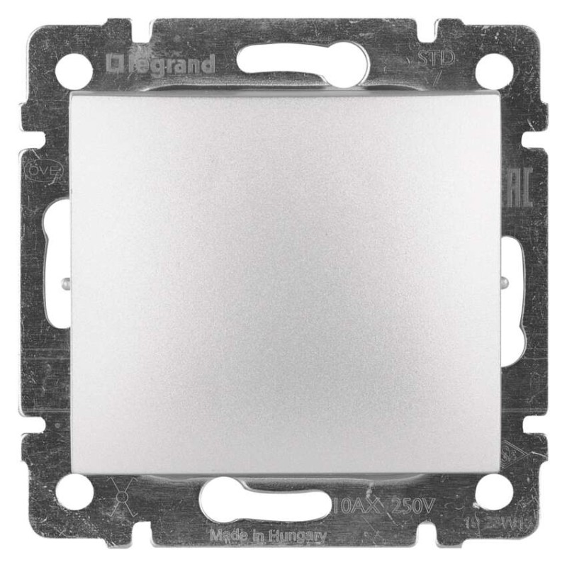 Legrand Valena přepínač křížový č. 7, stříbrný