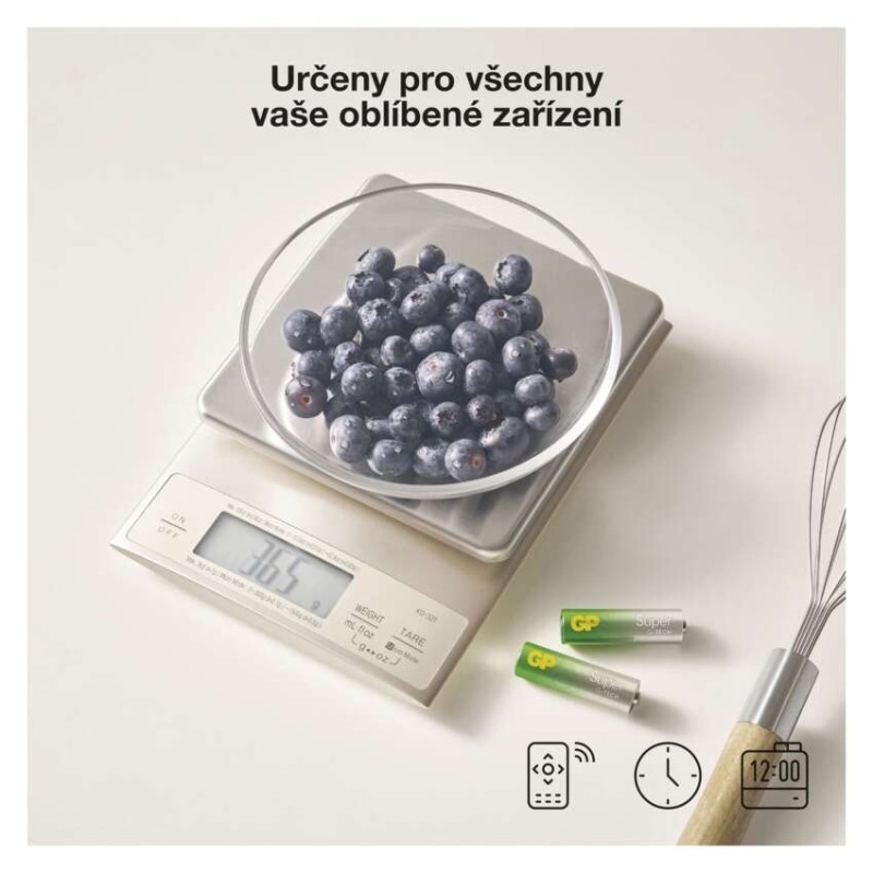 Alkalická baterie GP Super AA (LR6), 10 ks