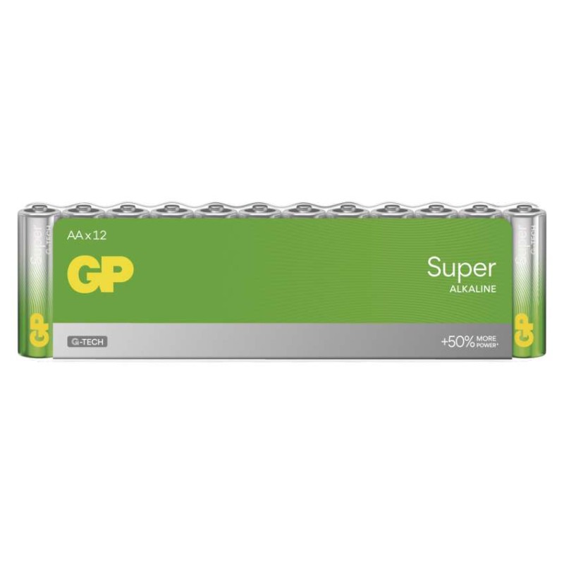 GP Super alkáli elem LR6 (AA) 12db akciós termékkép 1