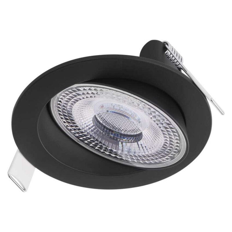 LED reflektor GERI fekete, kerek, 6,5W CCT akciós termékkép 1