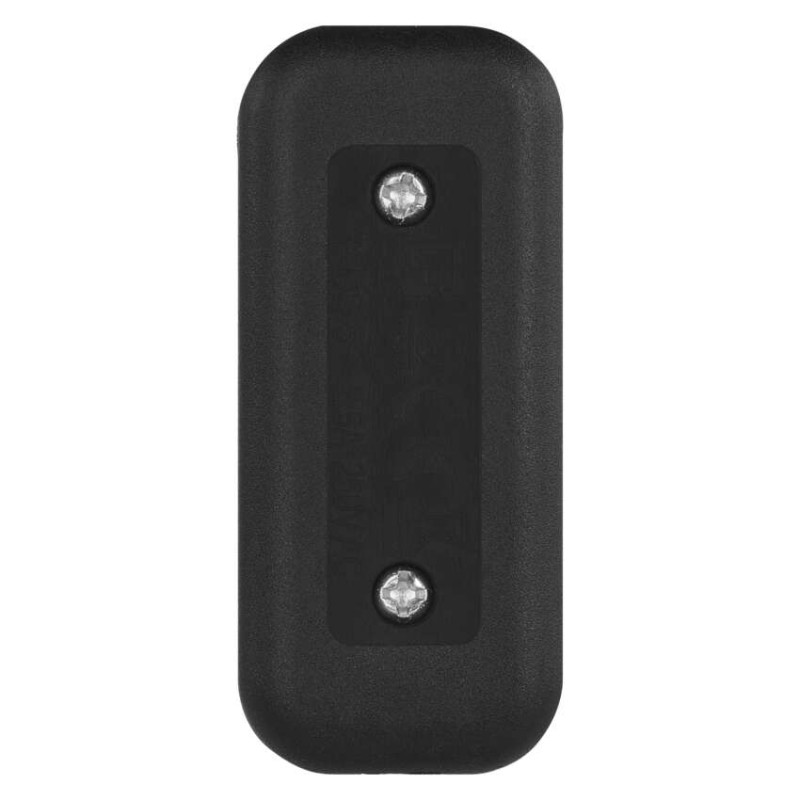 Spínač jednopólový šňůrový průchozí černý