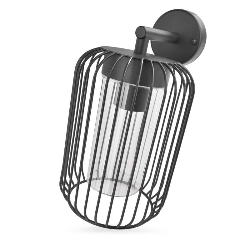 LED zahradní nástěnné svítidlo, 20,8 x 16 x 28,5 cm, 1 x E27, 15 W