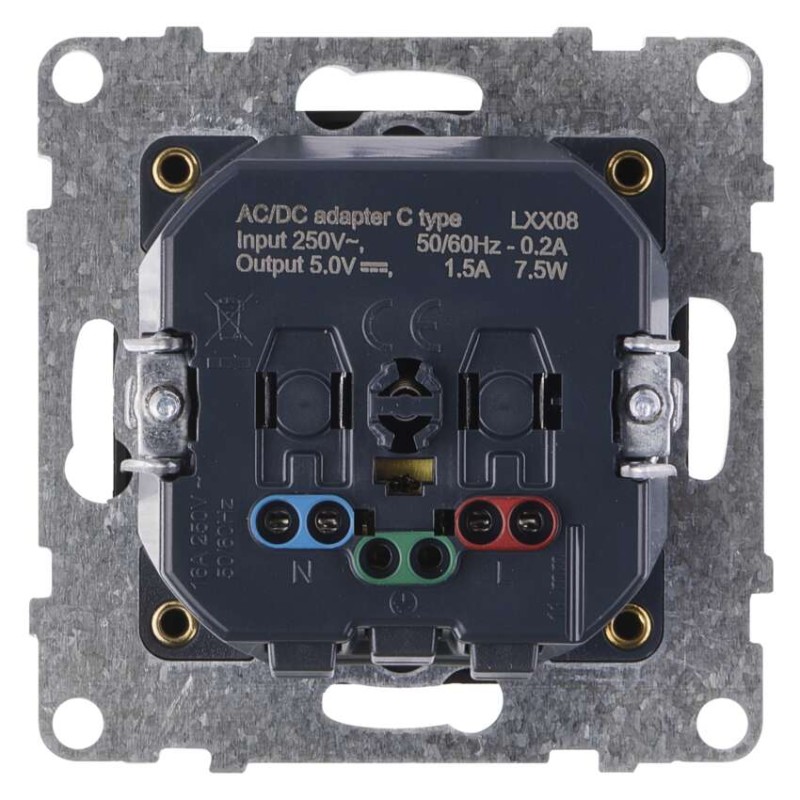 Legrand Suno zásuvka USB-C, černá