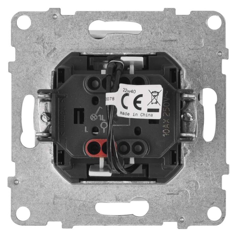 Legrand Suno spínač č. 1, podsvícený, bílý