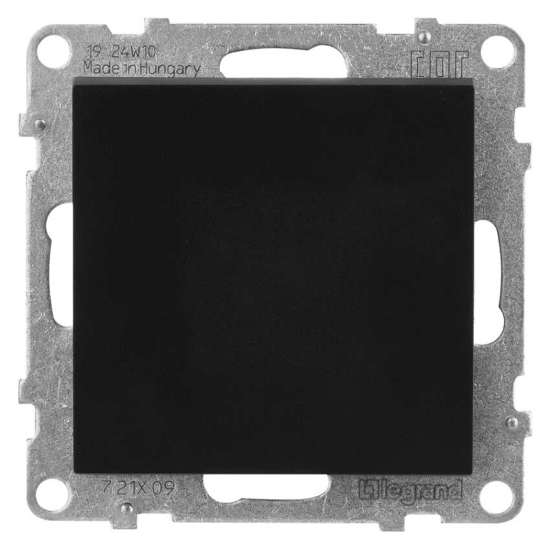 Legrand Suno ovladač tlačítkový zapínací 1/0, černý