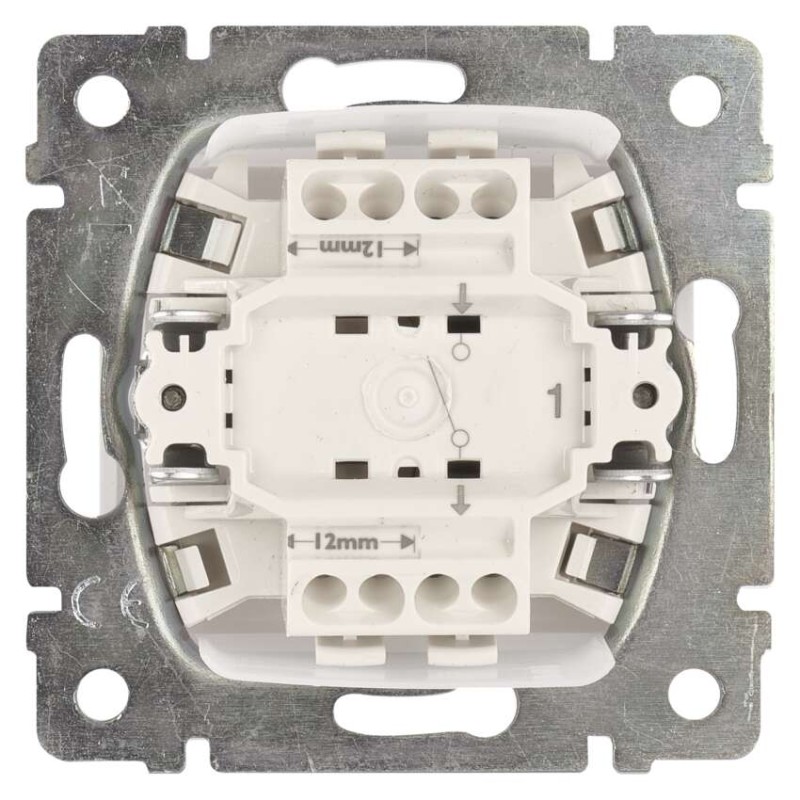 Legrand Valena spínač č. 1, IP44, biela